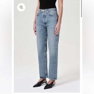 AGOLDE 90's Pinch Waist in Navigate *cut hems*